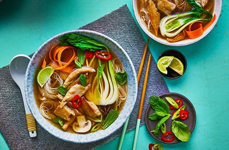 Image of "Vegan 'chicken' pho"