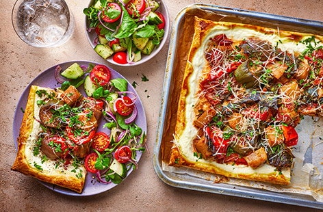 Image of "Autumn vegetable tart"