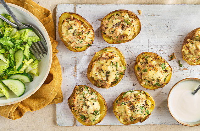 Image of "Tuna melt potato skins"