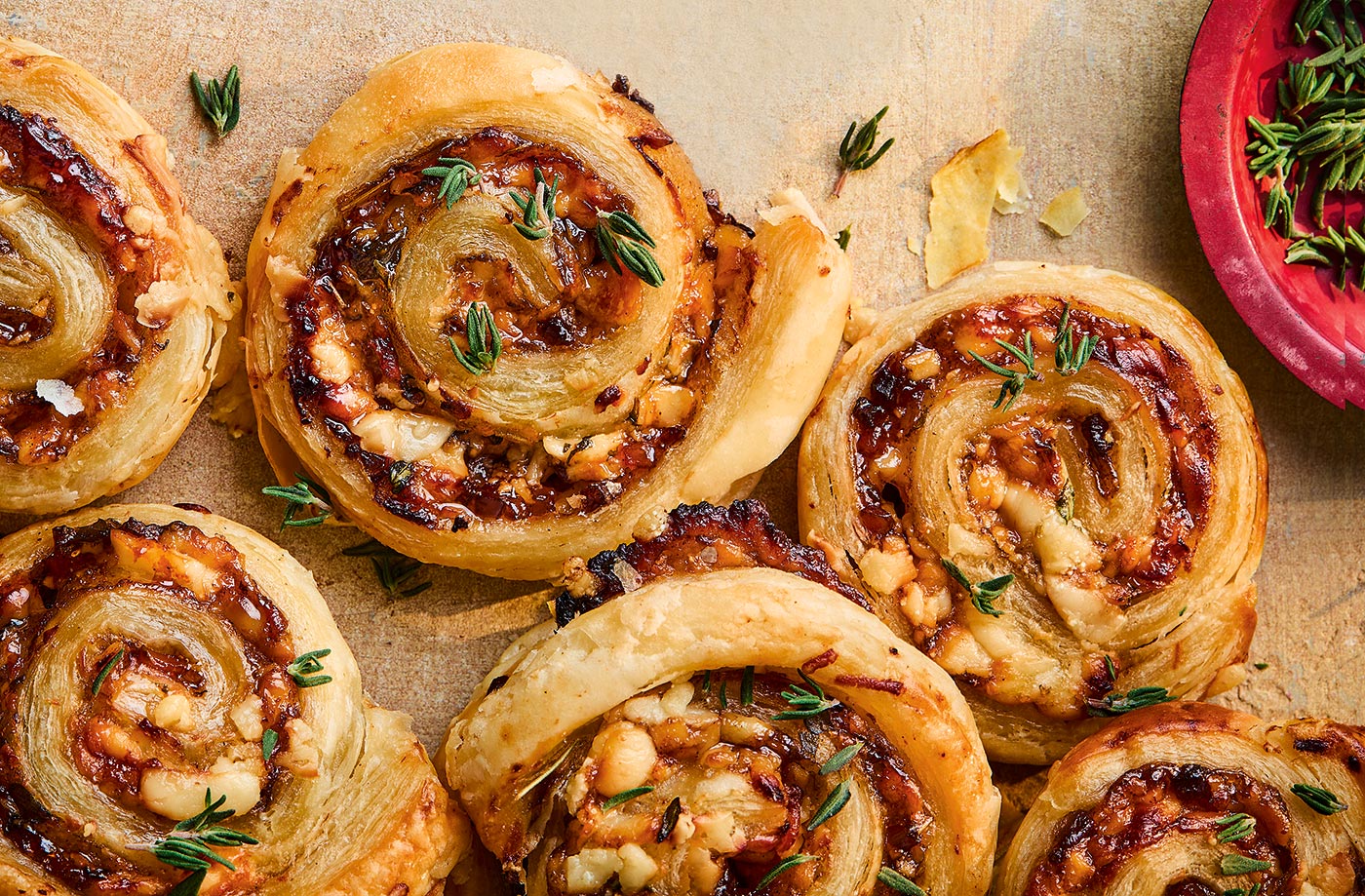 Cheese and pickle pinwheels