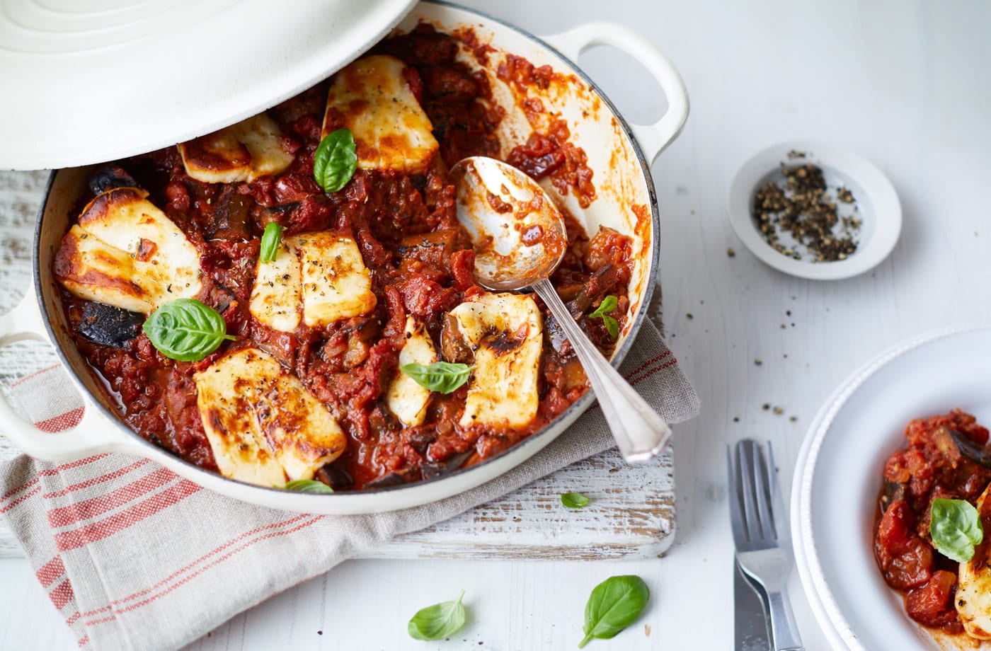 Halloumi bake