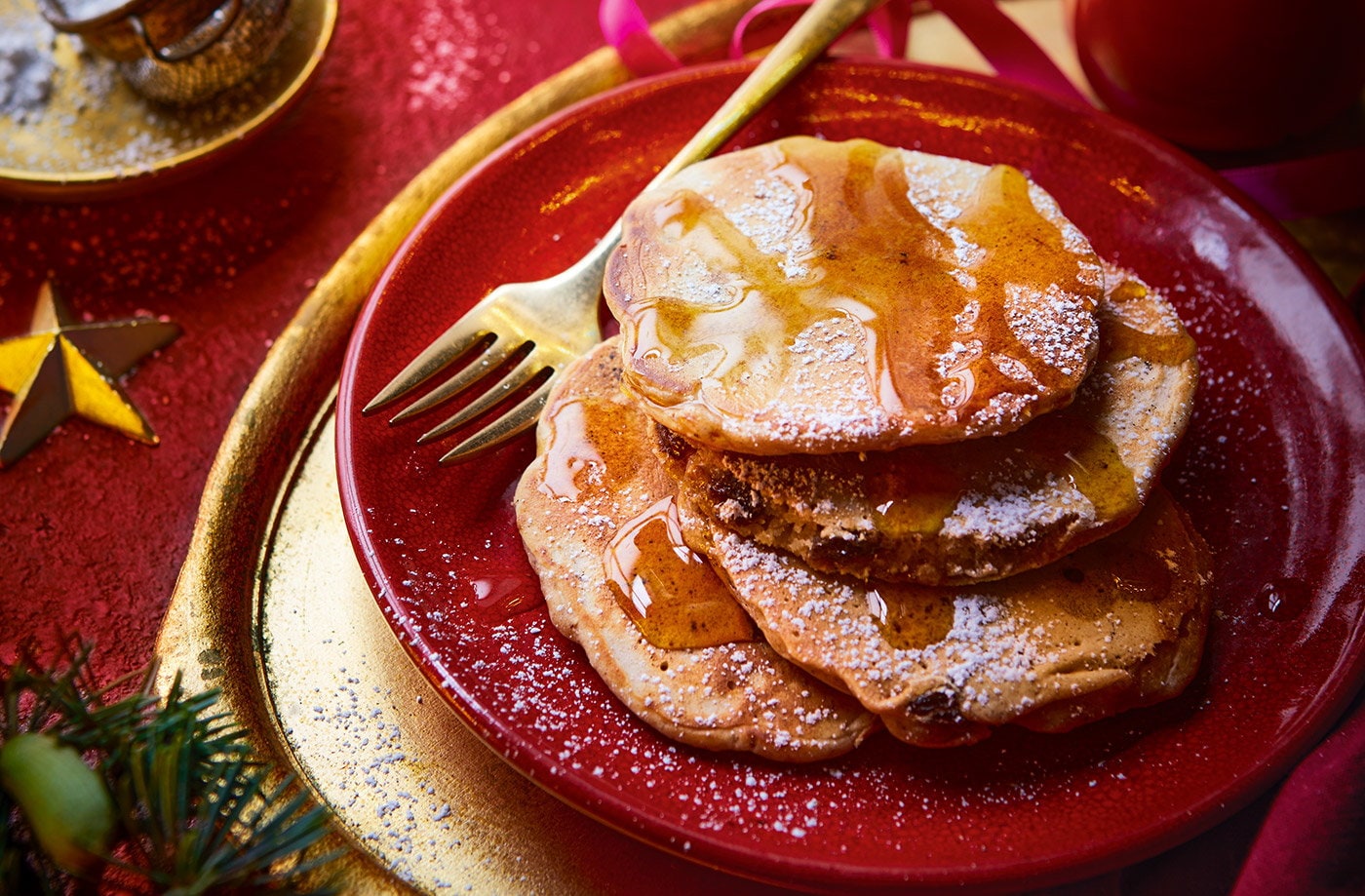'Mince pie' pancakes