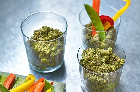 Image of "Broccoli, lemon and sunflower seed pesto"