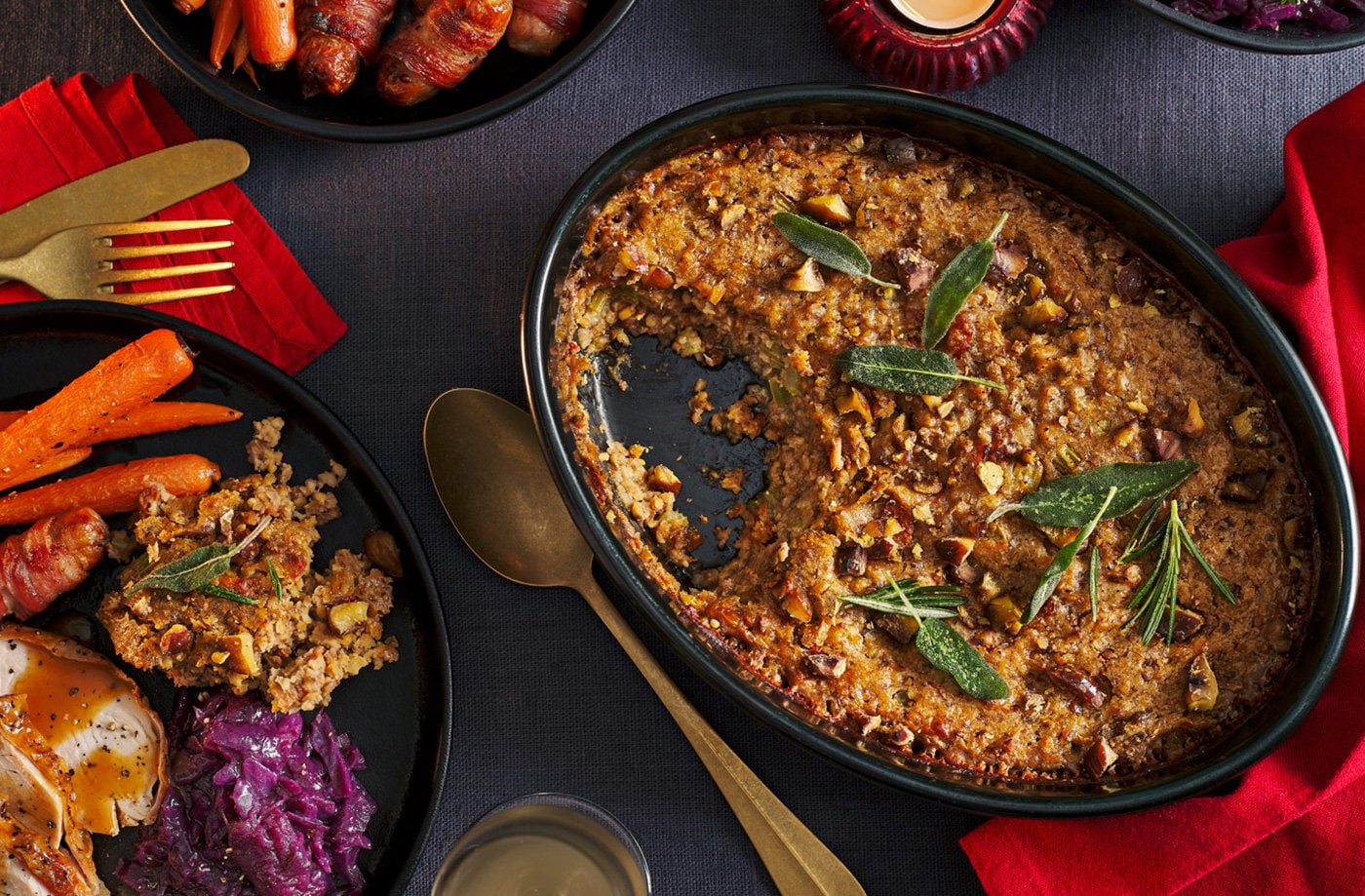 Gluten-free chestnut stuffing