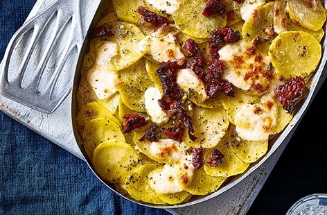 Image of "Pesto and mozzarella dauphinoise"