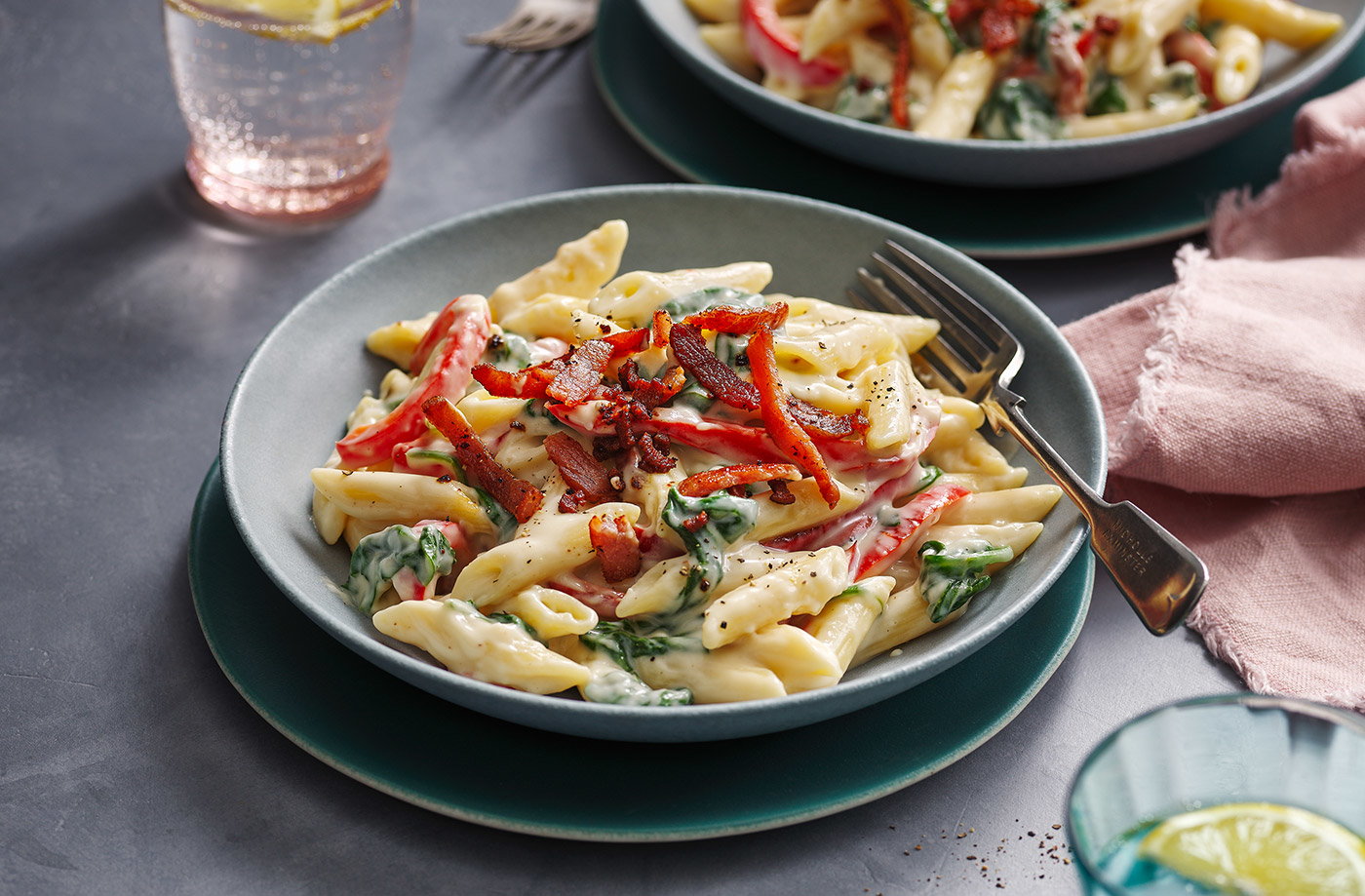 Stovetop bacon 'mac and cheese'