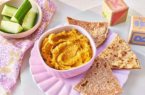 Image of "Chickpea and squash houmous"