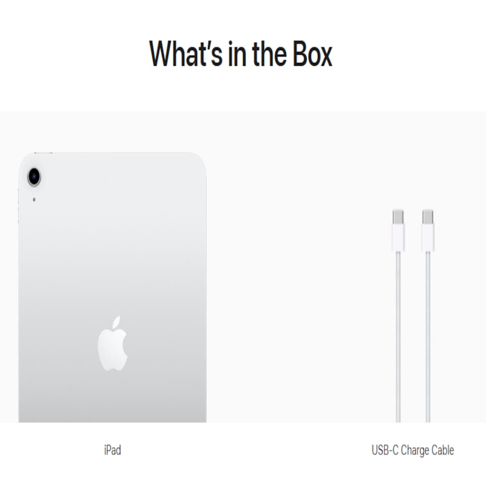 image 1 of Apple iPad (A16) Wi-Fi 128GB Silver