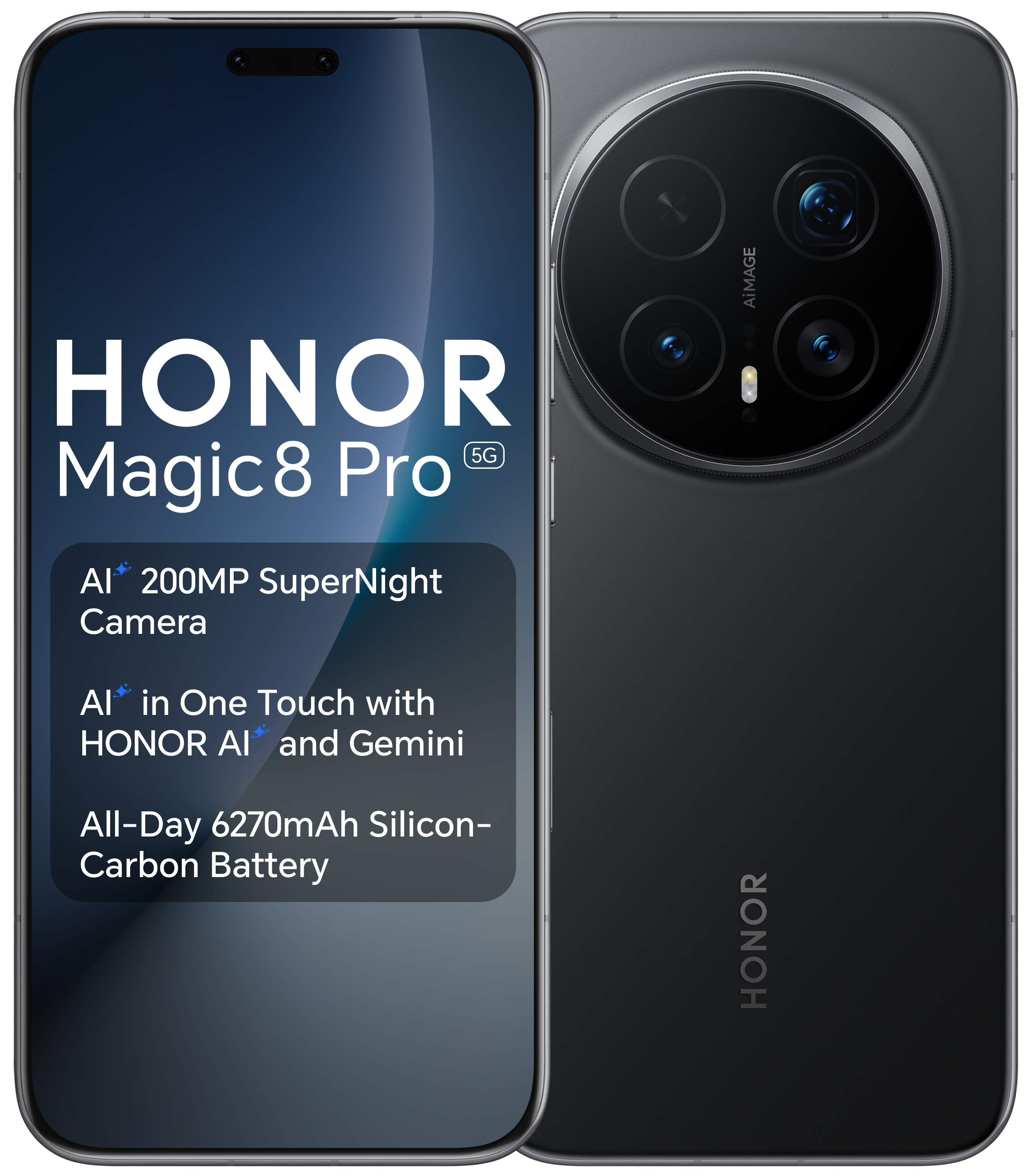 Honor Magic8 Pro 5G 17 cm (6.71") Dual SIM Android 16.0 USB Type-C 12 GB 512 GB 6270 mAh Black