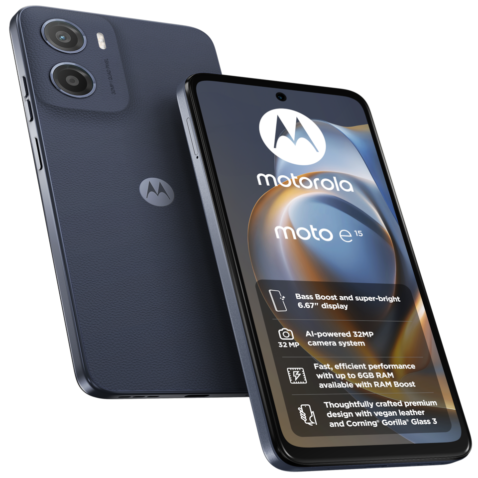 image 1 of moto e15 Denim Blue
