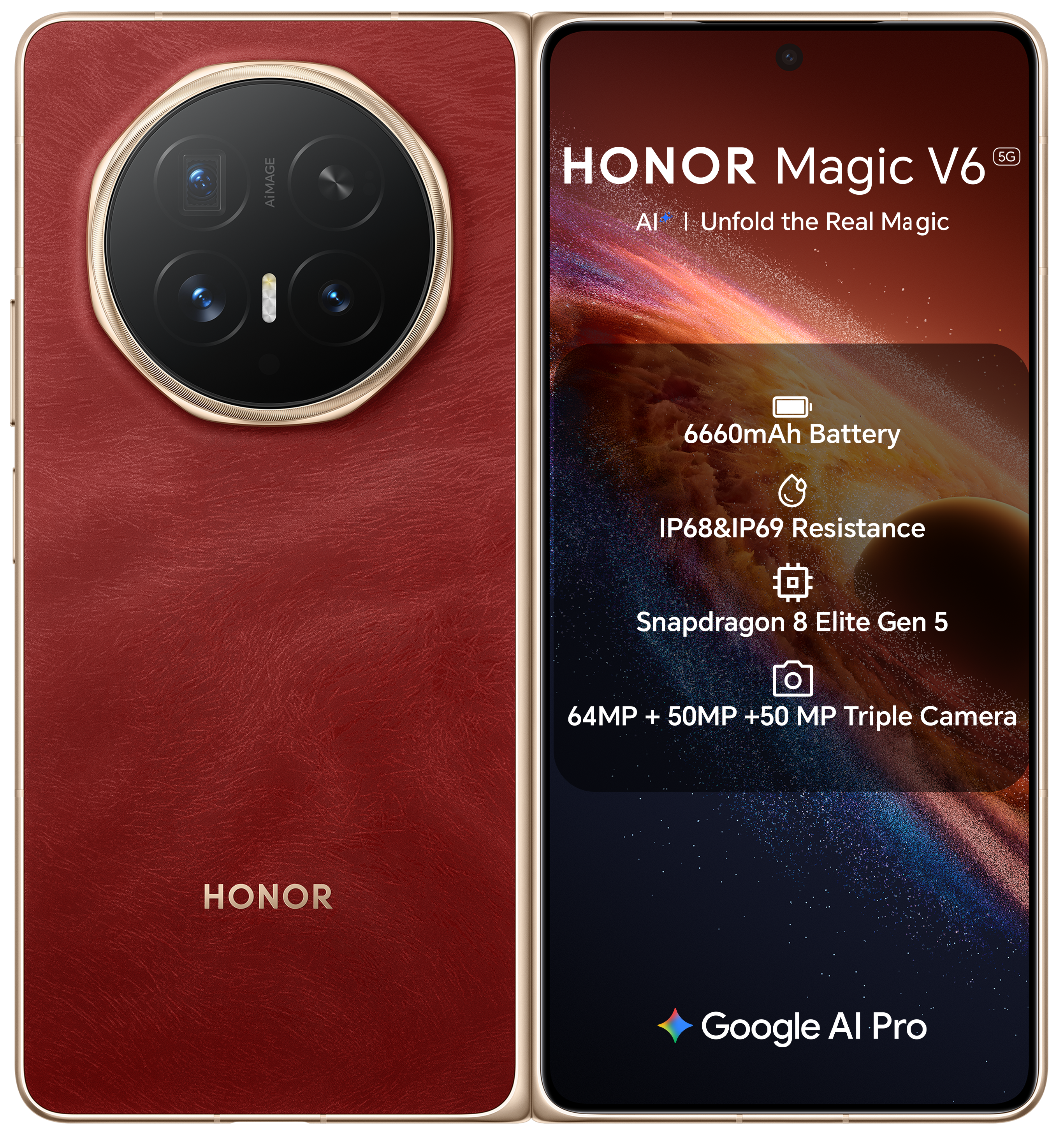HONOR Magic V6 512GB Red