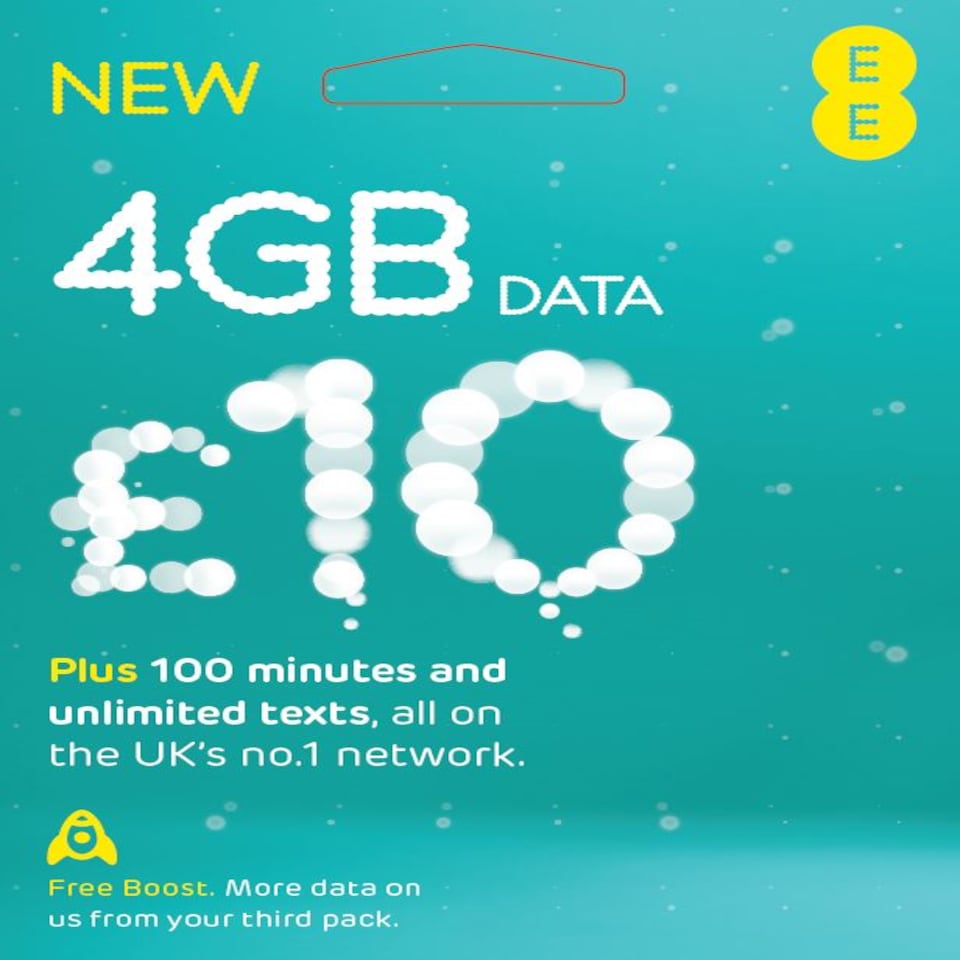 Ee £10 Refresh Pay As You Go Sim