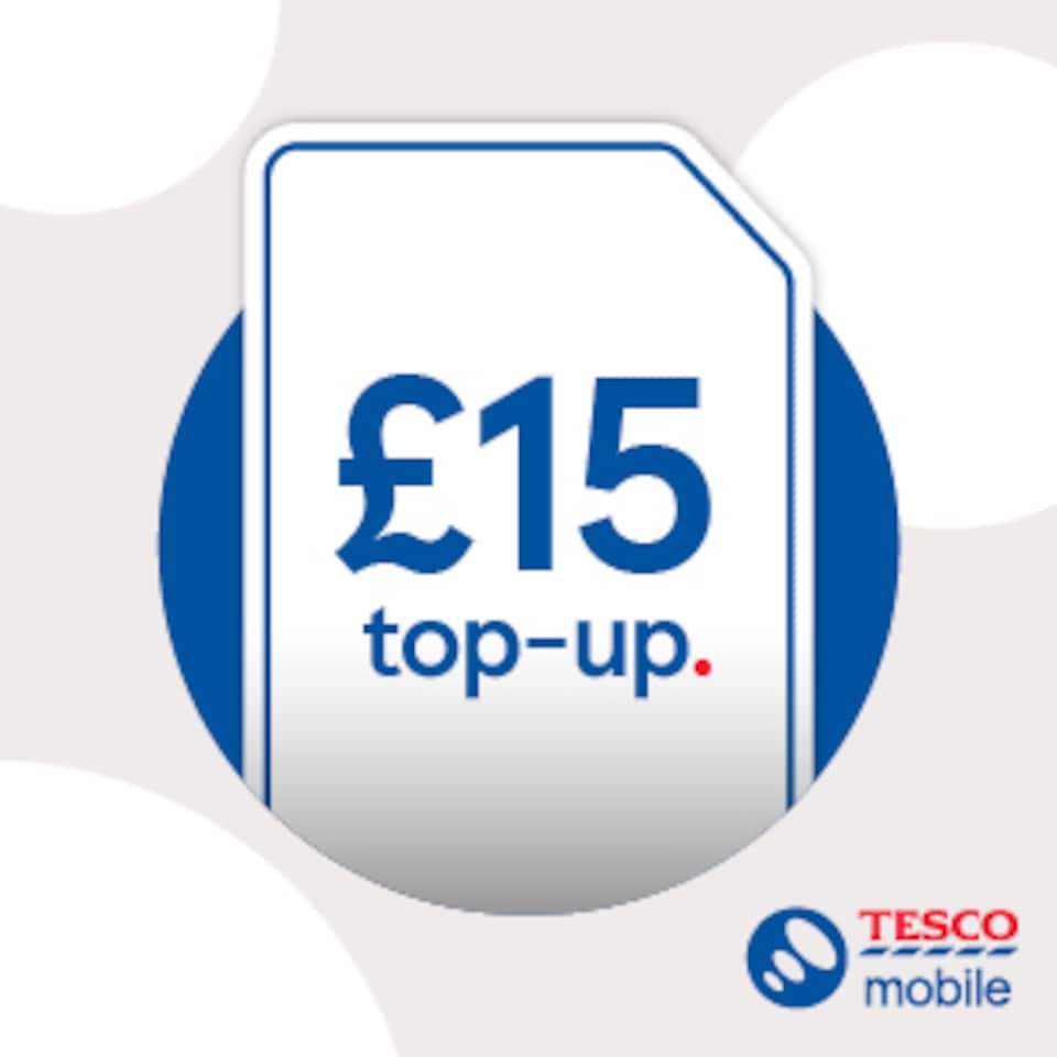 Tesco Mobile E-Voucher £15.00