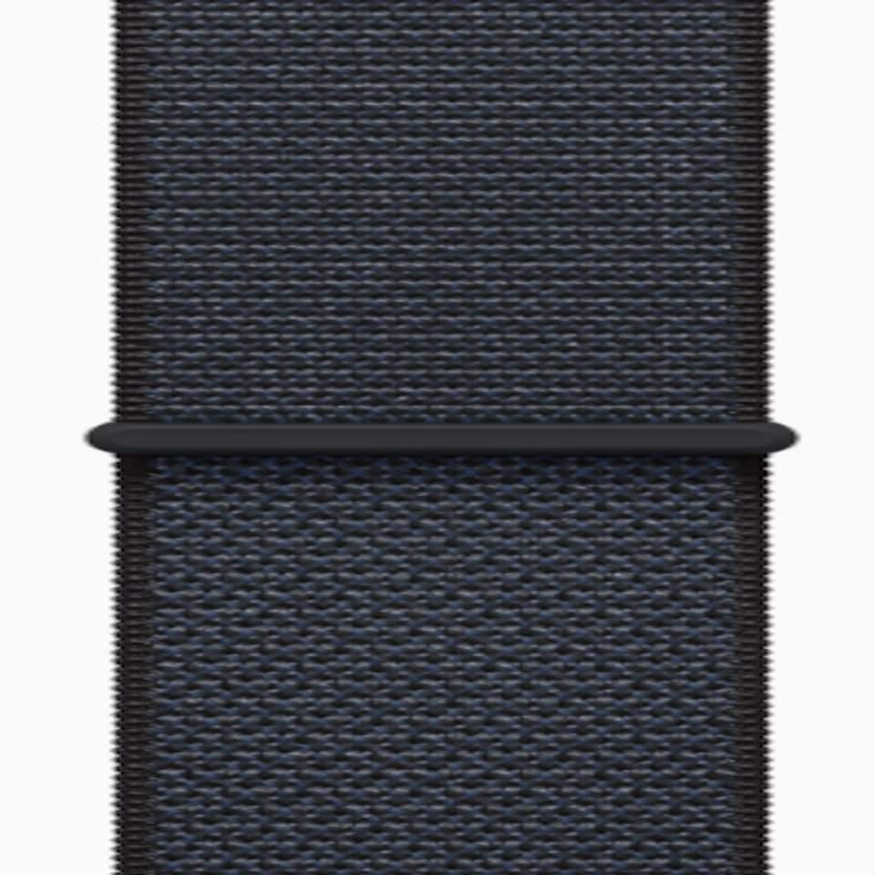 image 1 of Apple Watch Series 10 GPS 42mm Jet Black Aluminium Case with Ink Sport Loop